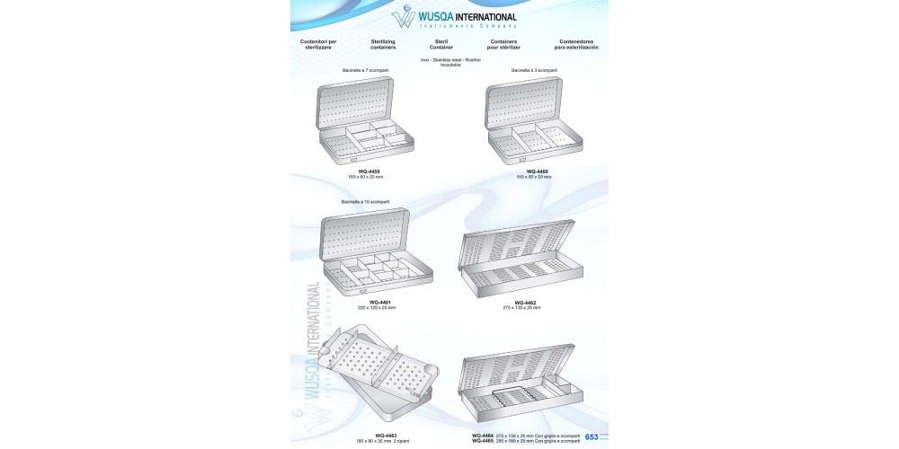 Sterilizing Containers 